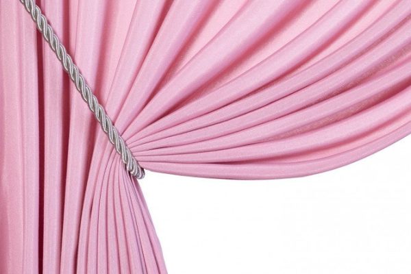 Tape curtain W2895 200x260 cm 200x260 cm, 1 piece, pink