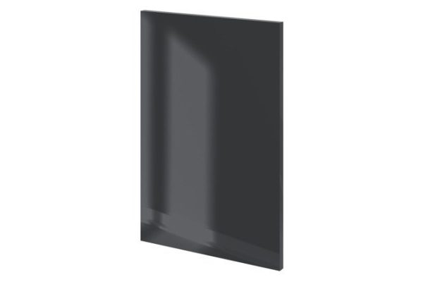dcr3sc64wr9f3w0vs4276gafp9fp4rag.jpg Decorative side wall for wall cabinets Amika black graphite gloss 33.7x50 cm, color black graphite gloss