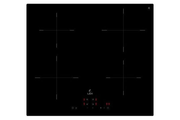 Induction hob LEX EVI 640A BL 59 cm