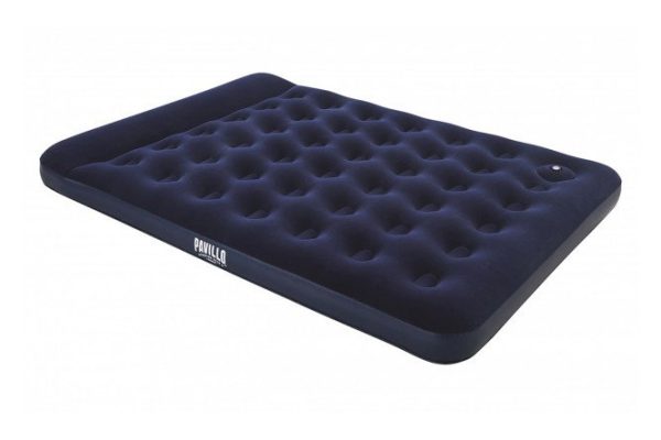Inflatable mattress BESTWAY 67226 with built-in foot pump 152x28x203 cm