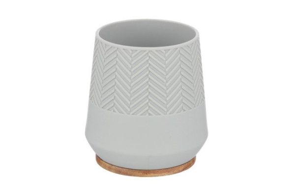 Glass for toothbrushes EVIO Fox 8.8x9.4x8.8 cm, Plastic