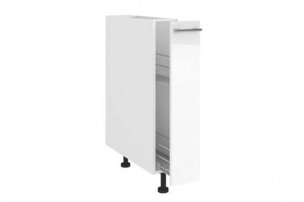 de0cc0935430d73316a98fac32609bb7.jpg Front for a floor cabinet with a pull-out basket Amika 14.7x71.6 cm, glossy white