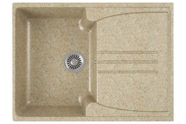 Inset sink with drainer GreenStone GRS-40S 302 50x68x17 cm