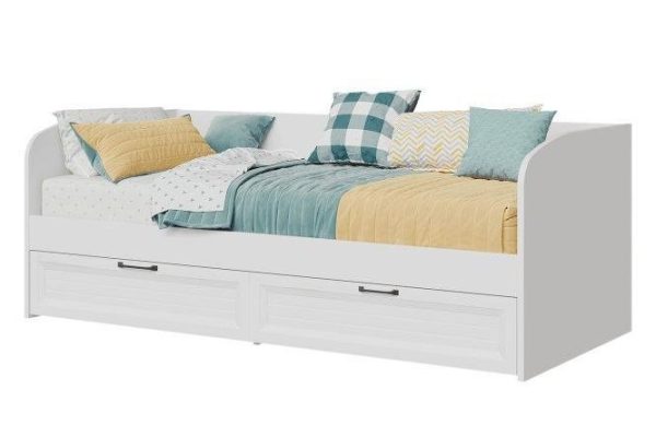 Bed Fjord 90x200 cm color white