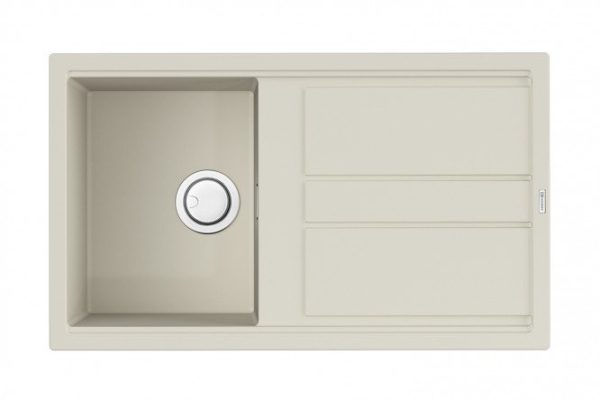 Inset sink with wing OMOIKIRI Kitagawa 86-WH 4993493, white 86x51x20 cm