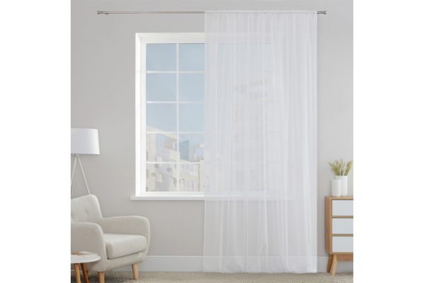 Tulle MICASA Gia 300x300 cm, white