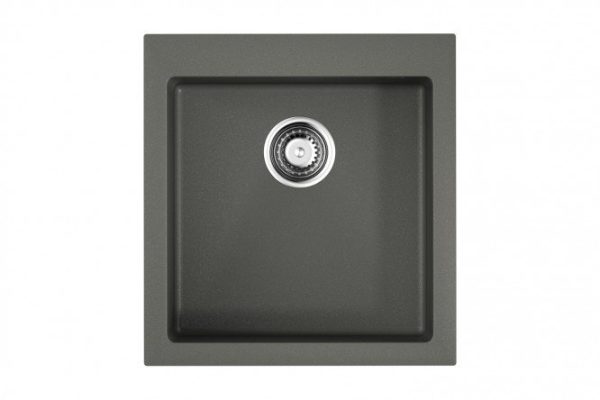 Inset sink OMOIKIRI Bosen 47-PL 4993591, platinum 50x47x19 cm