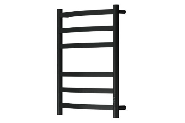 Electric heated towel rail POINT Anthea P6, black PN17856B 53.2x60x9.5 cm