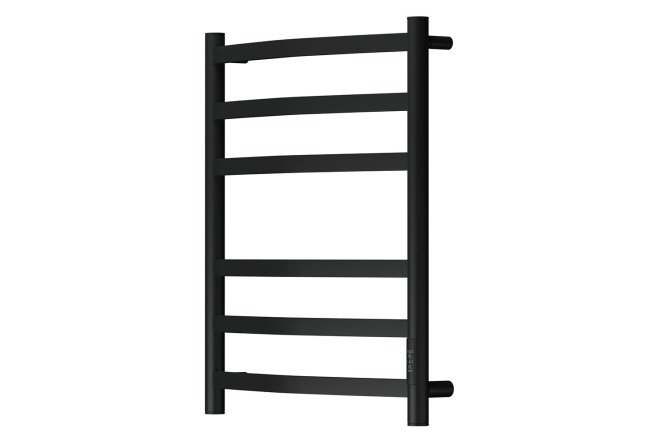Electric heated towel rail POINT Anthea P6, black PN17856B 53.2x60x9.5 cm