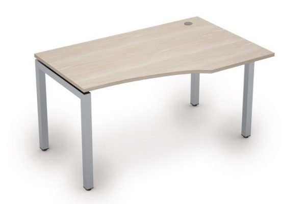 Avance curved table 140x75x90 cm, right