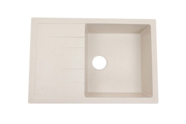 ALCORA mount sink Leya 5660S-19 with drainer 75x50.5x18.5 cm