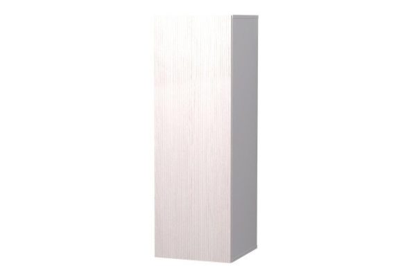 Wardrobe Oscar Grevy 40x120 cm, white/cadena light