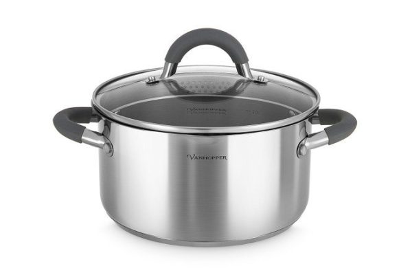 di6r5uyf6ja2kym944md198e0ep8k7ty.jpg Casserole with lid VANHOPPER Stella 3.3 l