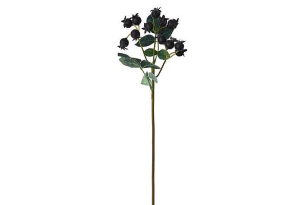 Artificial branch Rosehip 18x13 cm