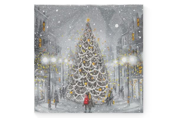 Three-layer napkins Magic night