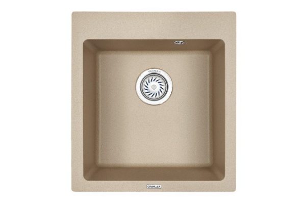 Inset sink GRANULA 4651 46.5x51x20 cm
