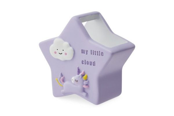 Toothbrush glass Cloud 11.5x11.5x6.7 cm, Polyresin