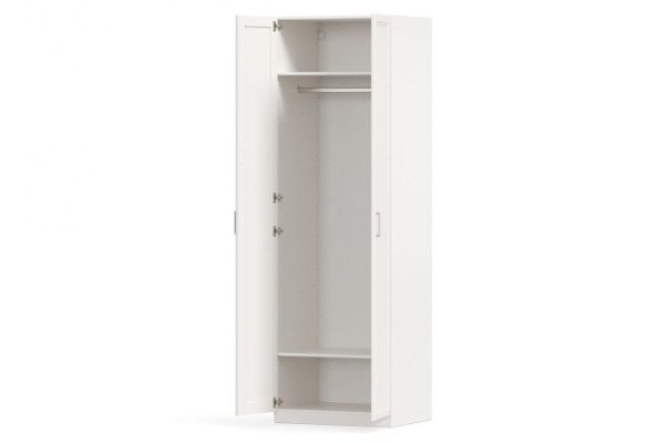 Wardrobe 2-door Oscar Gloria 75x236x60.2 cm, white