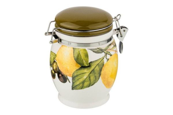 Lemon Three container for bulk products 11.5x15x11.5 cm, 700 ml