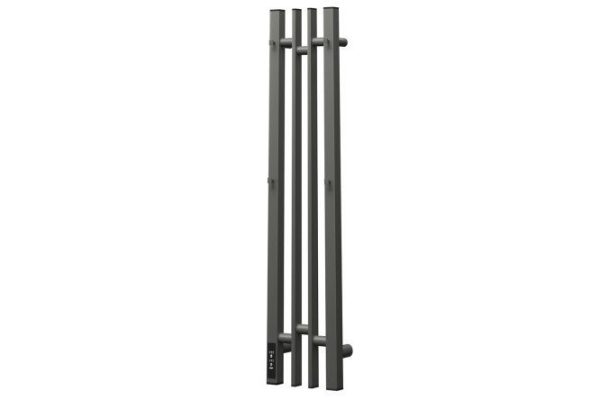 Electric heated towel rail Freya P2, graphite shine PN20728GB 17x80x10.5 cm