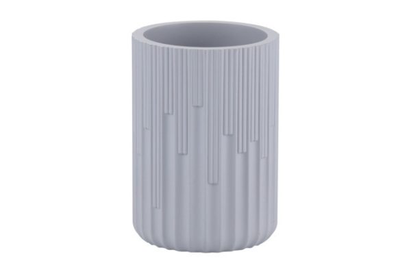 Cup for toothbrushes Napa 7.5x10.8x7.5 cm, Polyresin