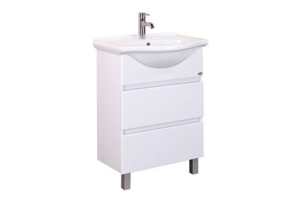 Floor stand ONIKA Elite 106120 55.2 cm, frame color white, facade white