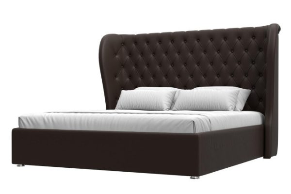 Bed with lifting mechanism Dalia color brown