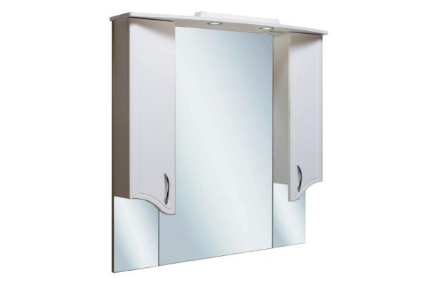 Mirror wall cabinet RUNO Seville 105 00000000596 Wall hung, 105x105x24 cm, Universal