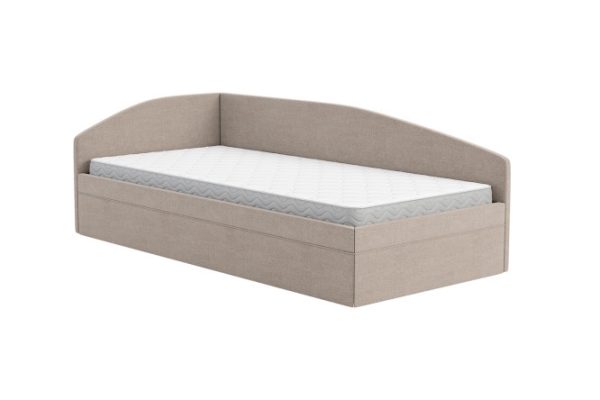 Bed with lifting mechanism Dream left-side color beige 100x200 cm