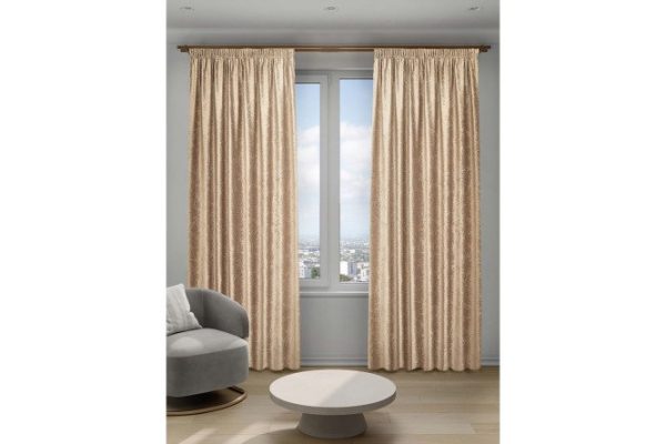 Ribbon curtain Decofest Cameo 200x280 cm, 1 piece, beige