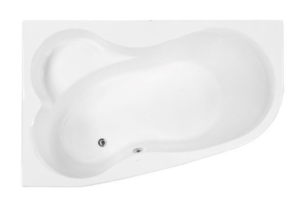 Wall-mounted bathtub VAGNERPLAST Melite VPBA163MEL3LX-04 Left 160x105 cm