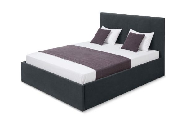 Bed frame Lorena black 120x200 cm