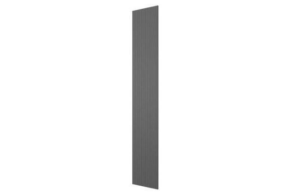 Hinged door Oscar Amelie 37.2x229.2x1.6 cm, graphite soft