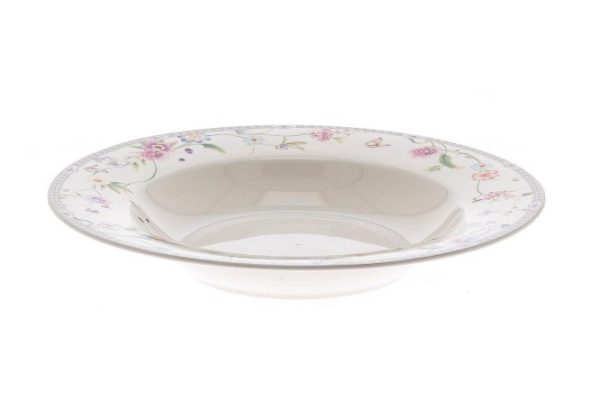 Deep plate Manuela Porcelain, 22 cm