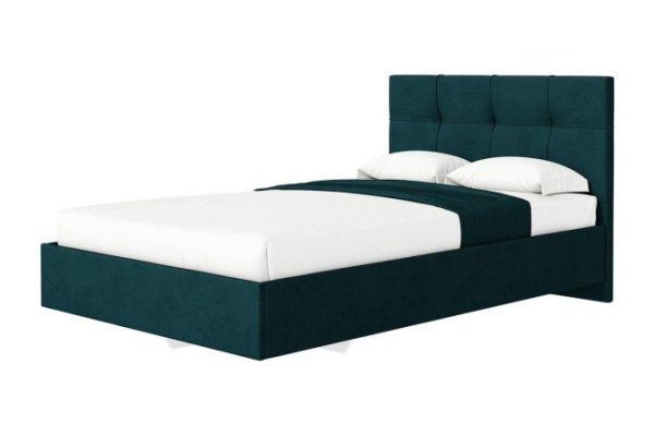 Bed Caprice color green 160x200 cm