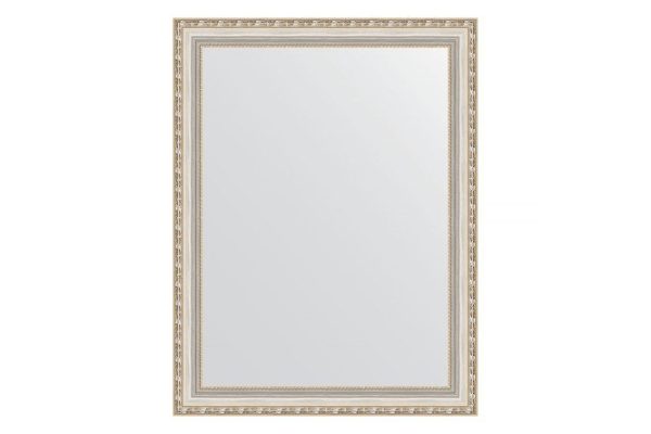 Wall mirror in a baguette frame EVOFORM Versailles silver 75x95 cm