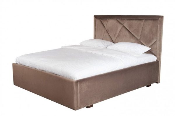 Bed with lifting mechanism Golf color gray 160x200 cm