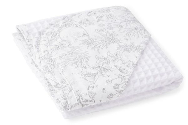 e08xemuixbwth4k9qlfdcbxnmghfln85.jpg Hooded towel HAPPY BABY 87554 Cotton, 100x100 cm, 1 pc.