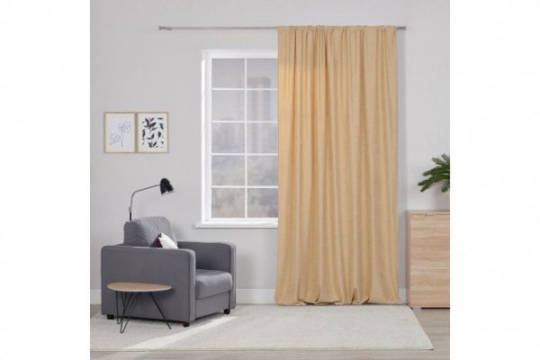 Ribbon curtain ESTUDI BLANCO Izabella 180x280 cm, 1 piece, beige