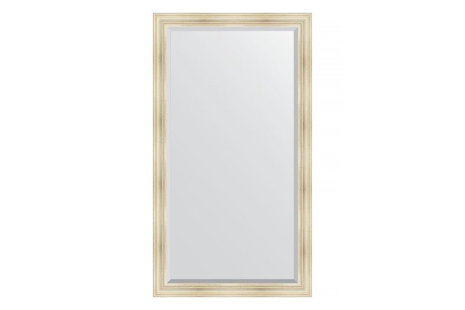 Floor mirror with bevel in a baguette frame EVOFORM BY 6168 etched silver 114x204 cm