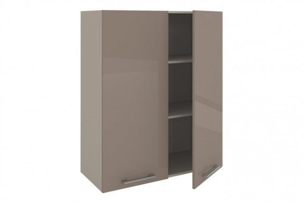 Set of fronts for Amika cabinet 39.6x95.6 cm, stone gray color