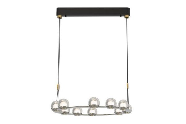 Hanging chandelier FAVOURITE Rosio 28 sq.m., LED, 68 cm