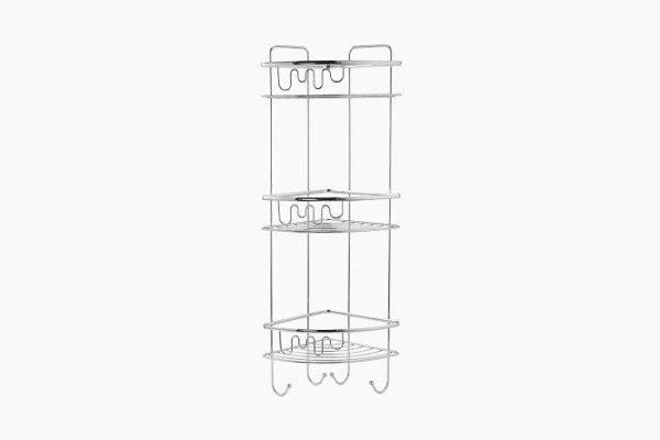Corner shelf 3-tier BERKRAFT 86776-001A 21x71x21 cm