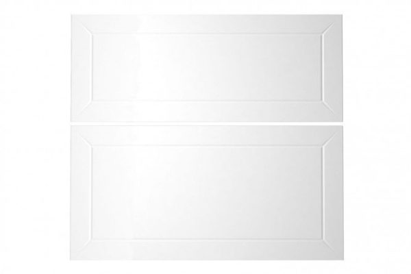 Set of fronts for a floor cabinet with 2 drawers Estelle 79.6x35.6x1.6 cm