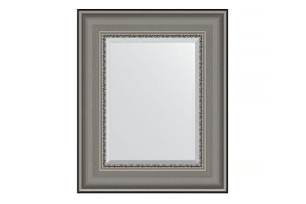 Wall mirror with bevel in a baguette frame EVOFORM BY 1367 chameleon 46x56 cm