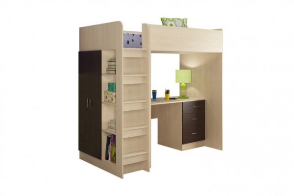 Loft bed Teremok