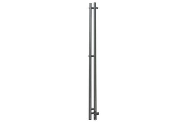 Electric heated towel rail Demetra P3, graphite shine PN12812GB 11.2x119x9.7 cm