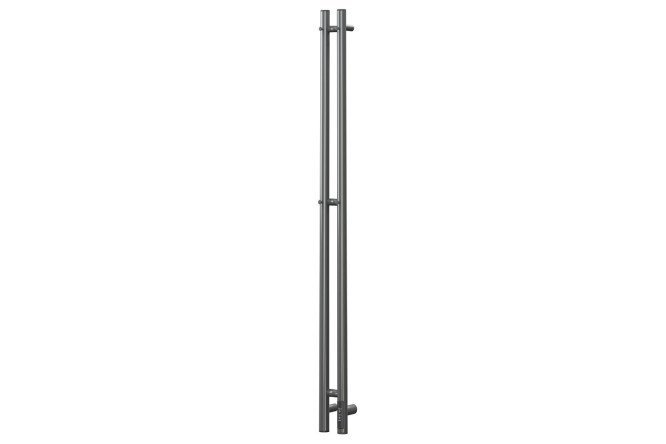 Electric heated towel rail Demetra P3, graphite shine PN12812GB 11.2x119x9.7 cm