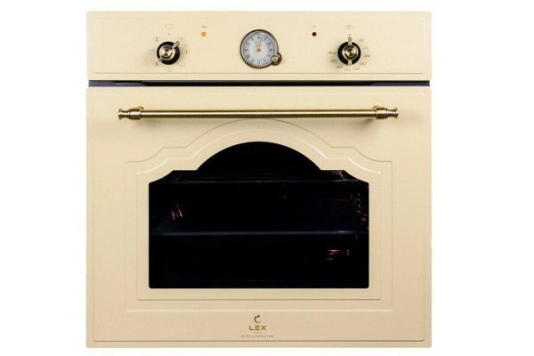 Electric oven LEX EDM 078C IV, beige 59.5x59.5x57.5 cm