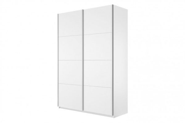 Sliding wardrobe 2-door Cors 140x230 cm, white snow